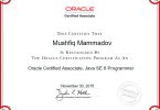 Java OCA certification