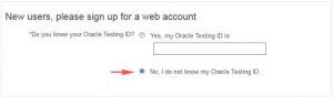 Oracle Testing ID