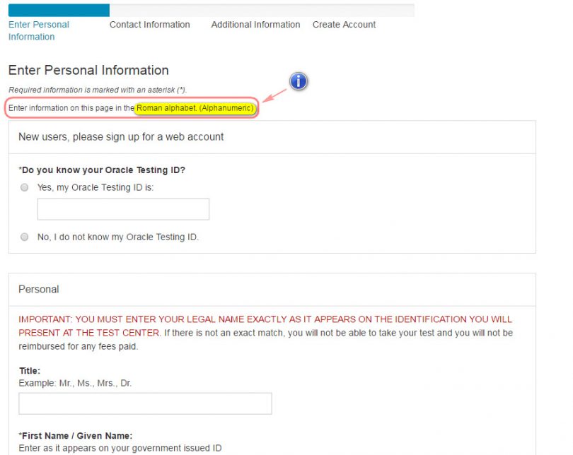 pearsonvueromanalphabet Java Certification Notes