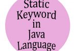 static-keyword-in-java