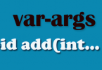 var-args-in-java