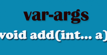 var-args-in-java